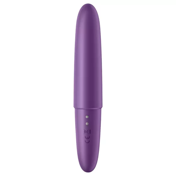 Satisfyer - mini vibromasseur puissant rechargeable étanche - violet