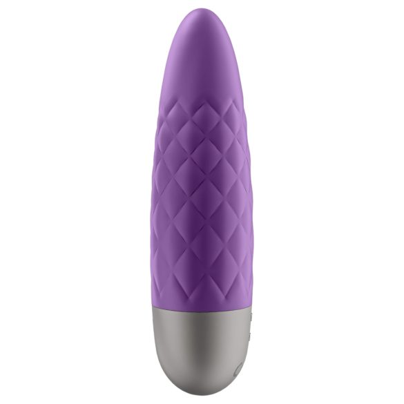 Satisfyer - mini vibromasseur rechargeable étanche - violet
