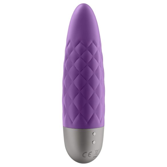 Satisfyer - mini vibromasseur rechargeable étanche - violet