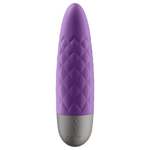Satisfyer - mini vibromasseur rechargeable étanche - violet
