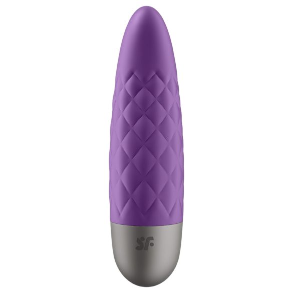 Satisfyer - mini vibromasseur rechargeable étanche - violet