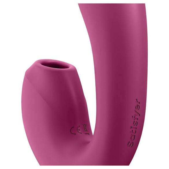 Satisfyer Sunray - vibromasseur 2en1 à ondes d'air (rouge)