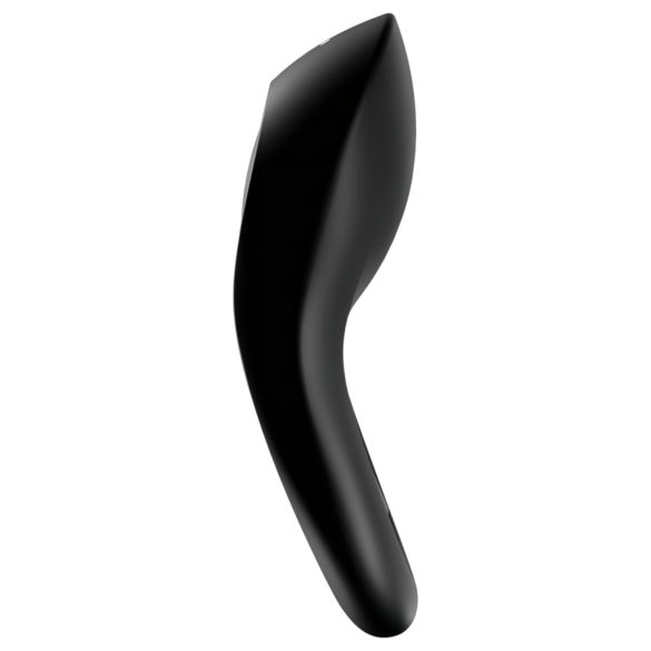 Satisfyer Legendary Duo - anneau pénien vibrant rechargeable - silicone noir