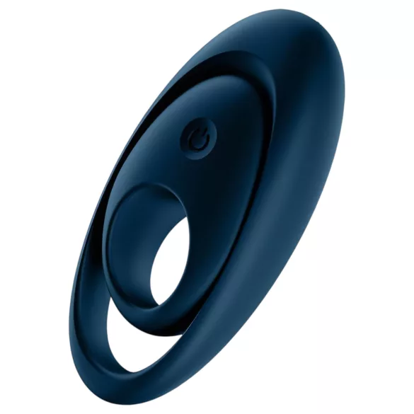 Satisfyer Glorious Duo - anneau pénien vibrant (bleu)