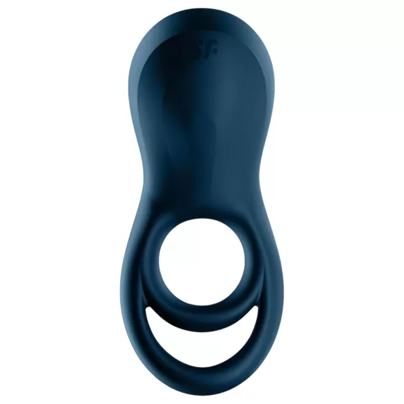 Satisfyer Epic Duo - anneau pénien vibrant connecté - silicone noir