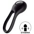 Satisfyer Majestic Duo - anneau pénien rechargeable waterproof (noir)