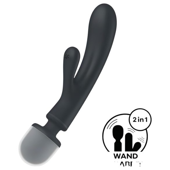 Satisfyer Triple Lover - Vibromasseur G-spot et massant (argent)