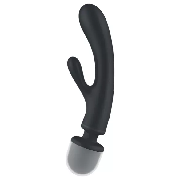 Satisfyer Triple Lover - Vibrateur point G et stimulateur - argent