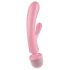 Satisfyer Triple Lover - Vibromasseur G-spot & masseur (rose)