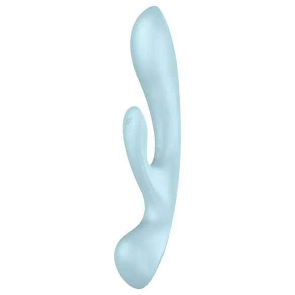 Satisfyer Triple Oh - vibromasseur rechargeable à bras clitoridien (bleu)