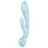 Satisfyer Triple Oh - Vibromasseur à bras clitoridien rechargeable (bleu)