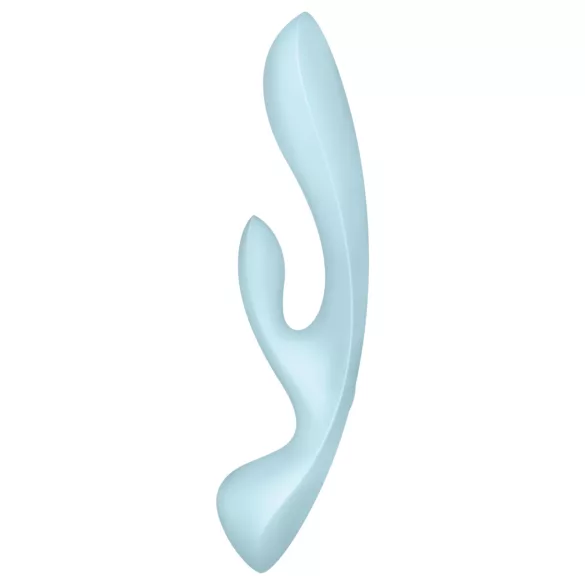 Satisfyer Triple Oh - vibromasseur rechargeable à bras clitoridien (bleu)