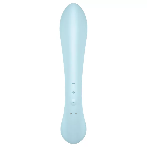 Satisfyer Triple Oh - vibromasseur rechargeable à bras clitoridien (bleu)