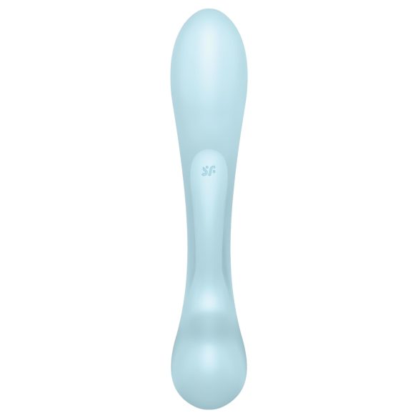 Satisfyer Triple Oh - stimulateur clitoridien rechargeable avec bras - bleu