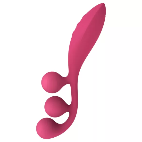Satisfyer Tri Ball 1 - vibromasseur multifonction rechargeable (rouge)