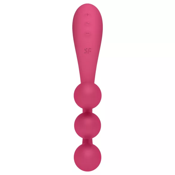 Satisfyer Tri Ball 1 - vibromasseur multifonction rechargeable (rouge)