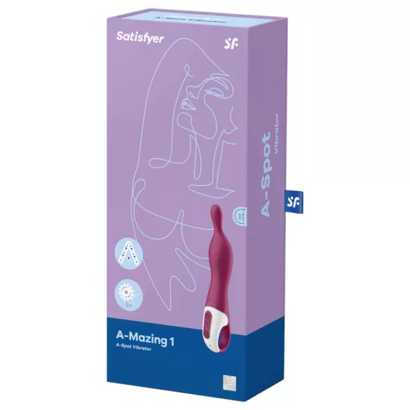 Satisfyer A-Mazing 1 - vibromasseur rechargeable pour le point A (rouge)