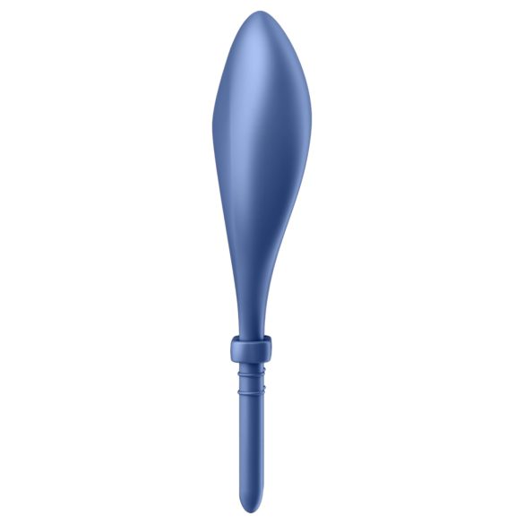 Satisfyer Bullseye - anneau pénien vibrant connecté - silicone bleu