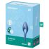 Satisfyer Bullseye - anneau vibrant intelligent (bleu)