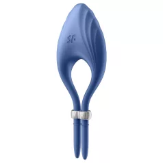   Satisfyer Duelist - anneau pénien vibrant rechargeable (bleu)
