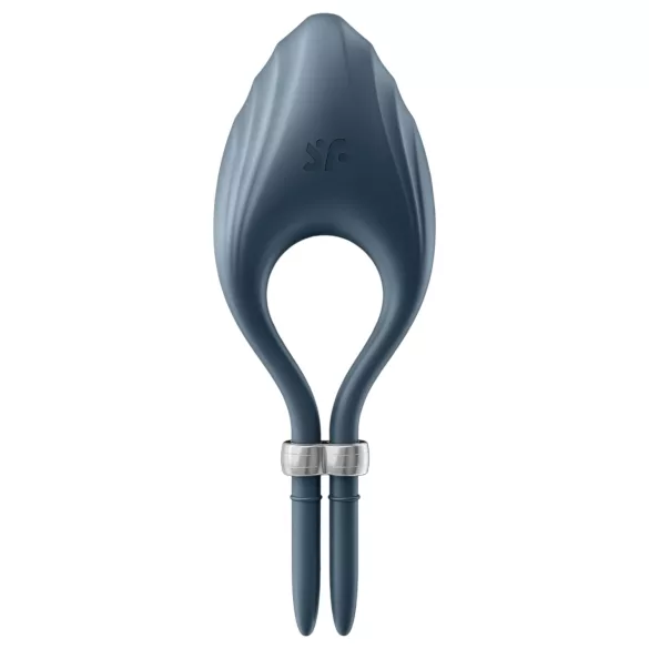 Satisfyer Duelist - anneau pénien vibrant rechargeable - silicone gris
