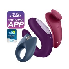 Coffret couple Satisfyer 3 - set de vibromasseurs (3 pièces)   Coffret couple Satisfyer 3 - set de vibromasseurs (3 pièces)