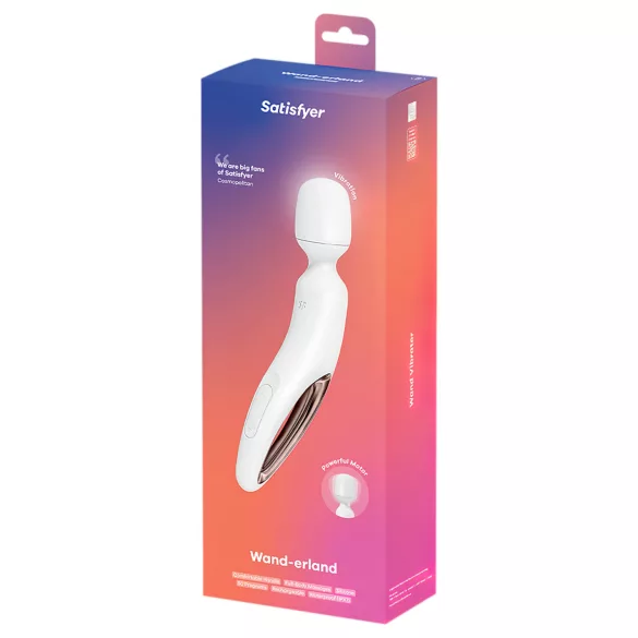 Satisfyer Wand-erland - vibromasseur de massage (blanc)
