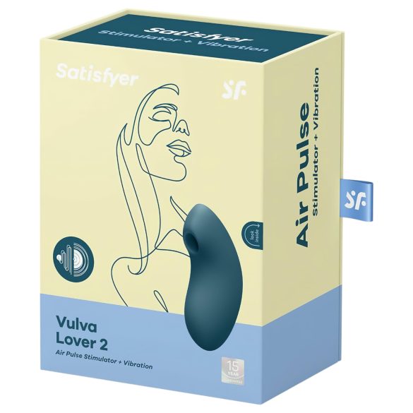 Satisfyer - stimulateur clitoridien à ondes d’air rechargeable - bleu