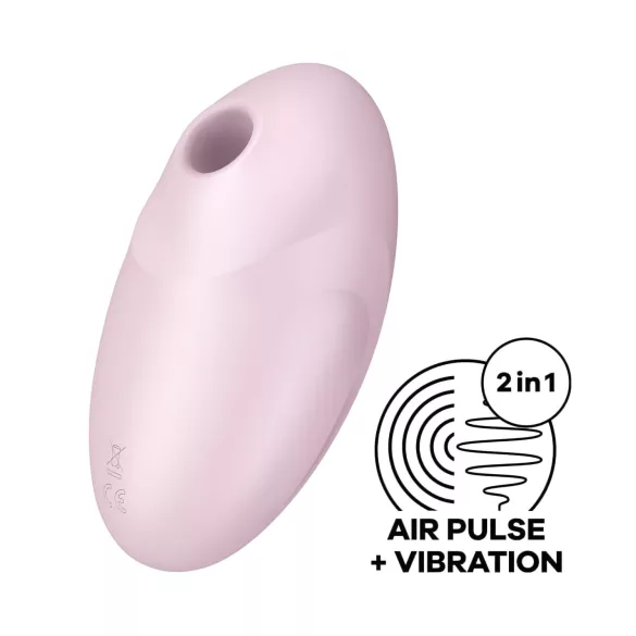 Satisfyer Vulva Lover 3 - stimulateur clitoridien à ondes d’air rechargeable (rose)