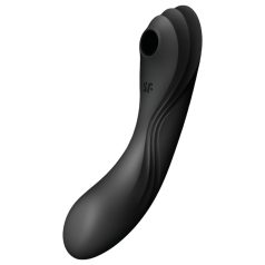   Satisfyer Curvy Trinity 4 - vibrateur 2en1 à vagues d'air (noir)