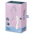 Satisfyer Curvy Trinity 5+ - vibromasseur intelligent 2en1 (blanc)