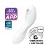 Satisfyer Curvy Trinity 5+ - vibromasseur intelligent 2en1 (blanc)