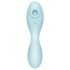 Satisfyer Curvy Trinity 5+ - vibromasseur intelligent 2-en-1 (bleu)