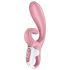 Satisfyer Hug Me - intelligent vibromasseur avec bras de stimulation (rose)