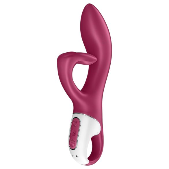 Satisfyer Embrace Me - vibromasseur rouge rechargeable avec bras clitoridien