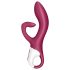 Satisfyer Embrace Me - vibromasseur rouge rechargeable avec bras clitoridien