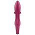 Satisfyer Embrace Me - vibromasseur rouge rechargeable avec bras clitoridien