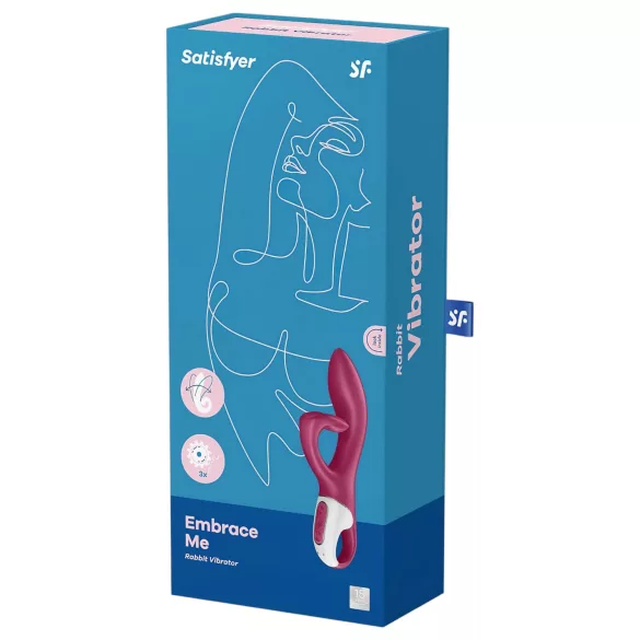 Satisfyer Embrace Me - vibromasseur rechargeable à bras clitoridien (rouge)