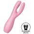 Satisfyer Threesome 3 - vibromasseur clitoridien (rose)