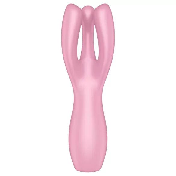 Satisfyer Threesome 3 - vibromasseur clitoridien rechargeable - rose