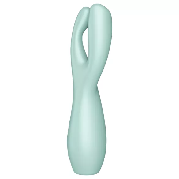 Satisfyer Threesome 3 - vibromasseur clitoridien rechargeable (menthe)