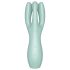 Satisfyer Threesome 3 - vibromasseur clitoridien rechargeable (menthe)
