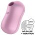 Satisfyer Cotton Candy - vibro-stimulateur à ondes d'air rechargeable (violet)