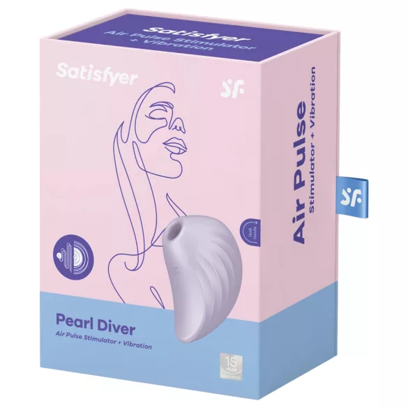 Satisfyer Pearl Diver - stimulateur clitoridien à ondes d’air - violet