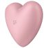 Satisfyer Cutie Heart - Stimulateur Clitoridien Rechargeable à Ondes d'Air (Rose)