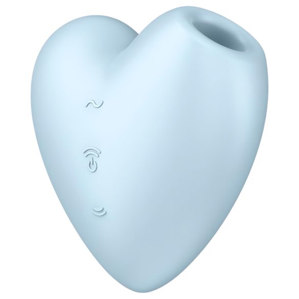 Satisfyer Cutie Heart - Vibromasseur clitoridien à ondes bleues