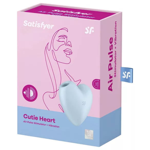Satisfyer Cutie Heart - stimulateur clitoridien à ondes d’air rechargeable
