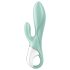 Satisfyer Air Pump Bunny 5 - vibromasseur intelligent (menthe)