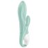 Satisfyer Air Pump Bunny 5 - vibromasseur intelligent (menthe)