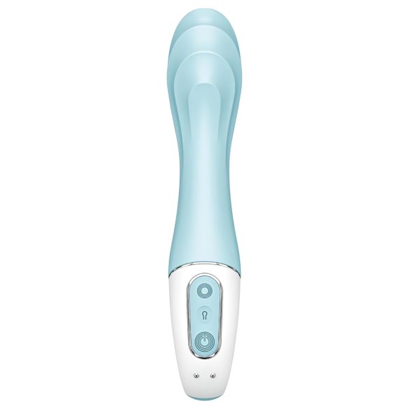 Satisfyer - Vibromasseur à air pulsé connecté - silicone bleu